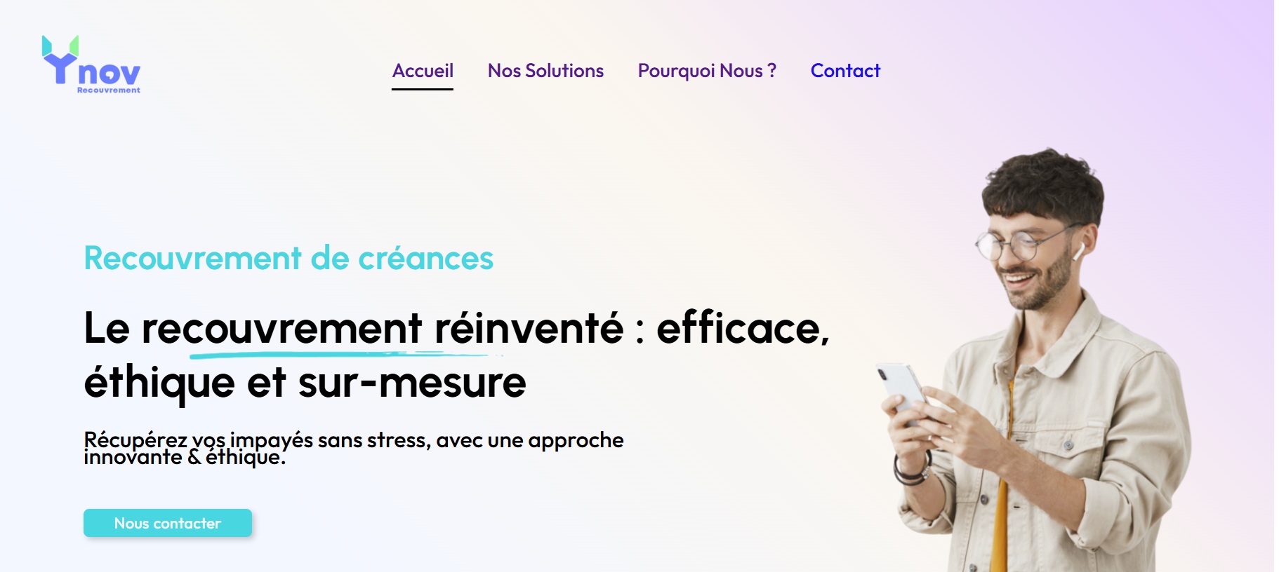 Aperçu du site professionnel